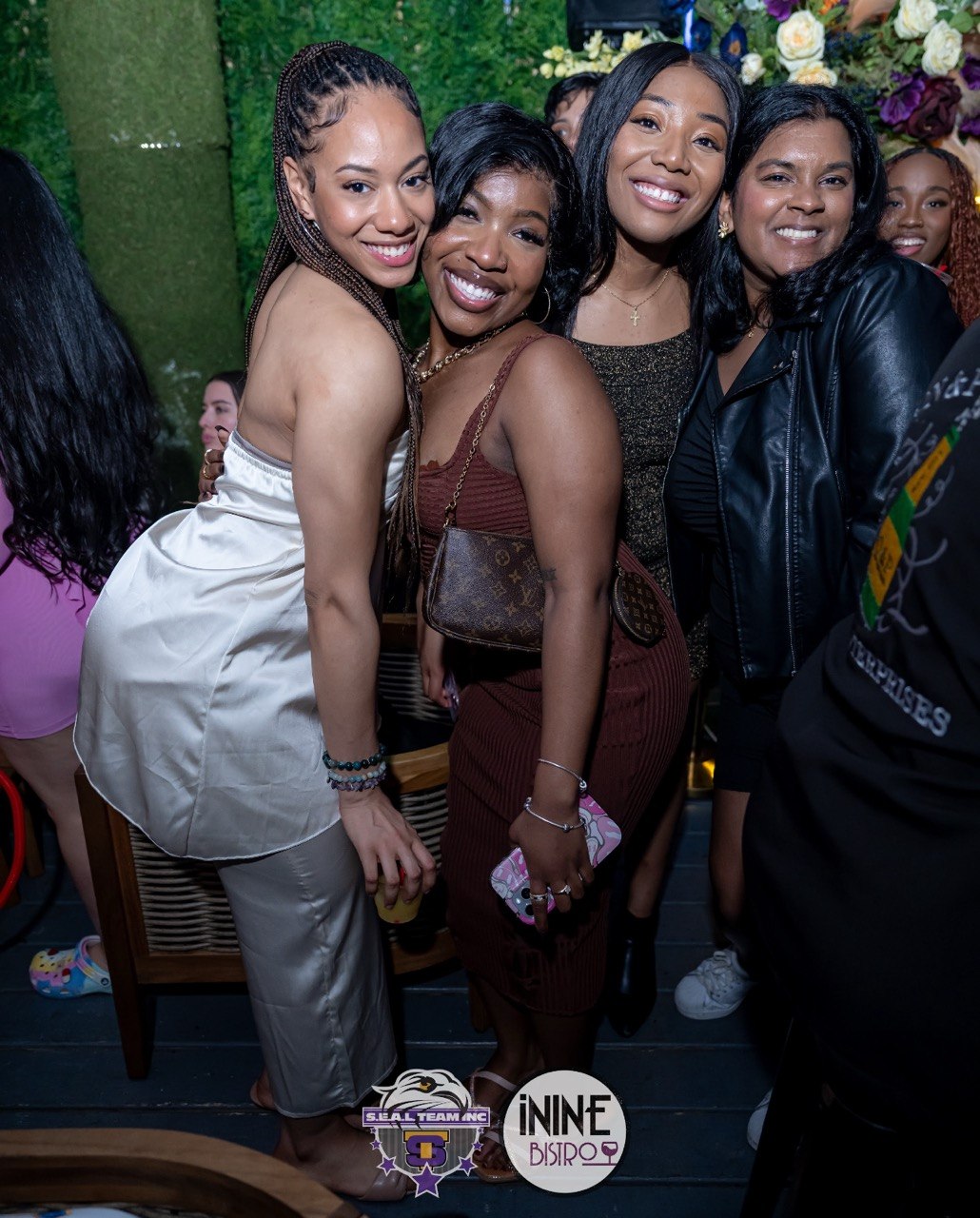 Girls squad in the garden